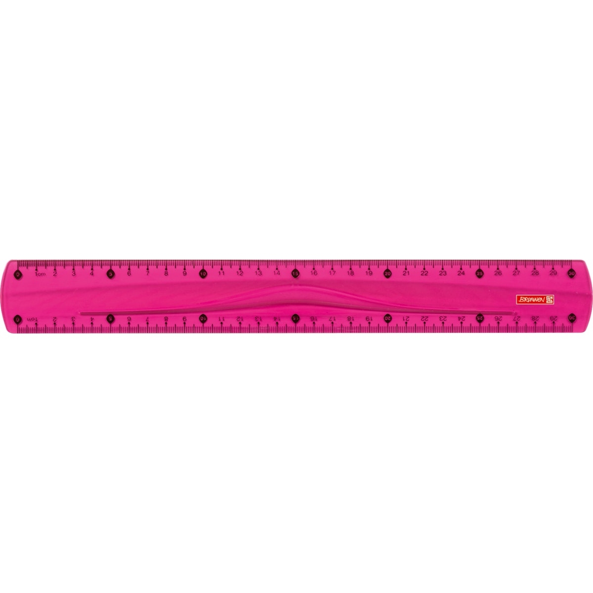 Rulers - 30cm Pink Ruler - (Brunnen)